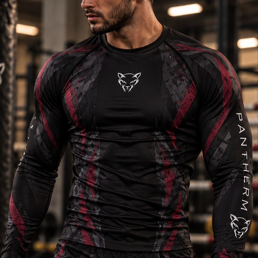 PANTHERM INFERNO 01 Long Sleeve Rashguard detail