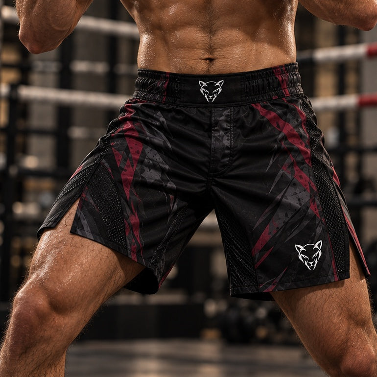 PANTHERM INFERNO 01 Fight Shorts detail